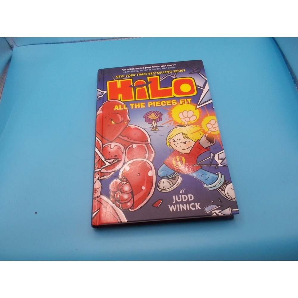 Hilo Book 6 All the Pieces Fit Judd Winick Hardcover Graphic Novel Kids Sci-Fi